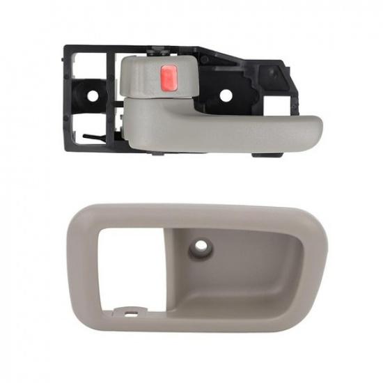 1Set Car Gray Front Left Side Interior Door Handle For Toyota Tundra 2000-2006