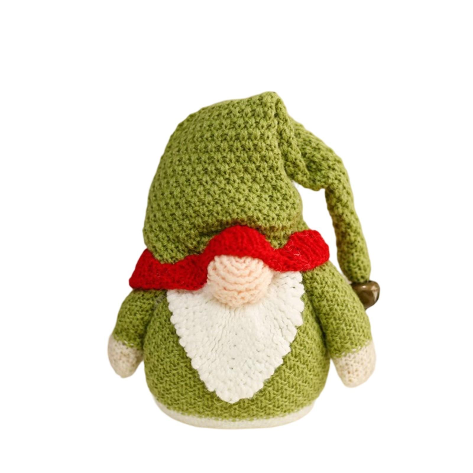 

Телескопическая кукла Рождественская кукла Украшения Мультяшный Вязаный Старик Снеговик Лось Декоративные Украшения One Size