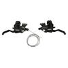 SHIMANO ST Lever Black Left and Right Lever Set 3X8S 2 Finger ESTM3102PTA3L ST-M310