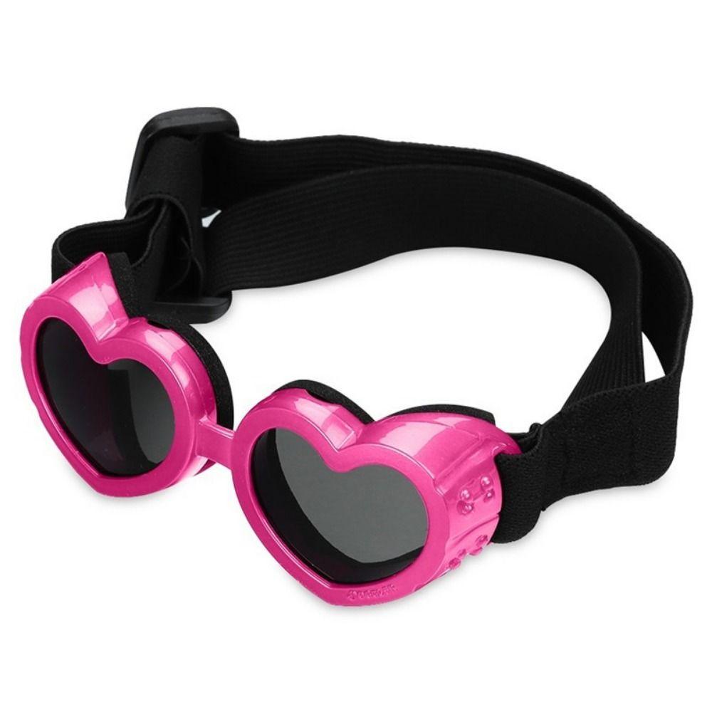 Heart Shape Dog UV Protection Glasses Anti-Fog Dog Eye Wear Protection Dog Sunglasses Photos Props