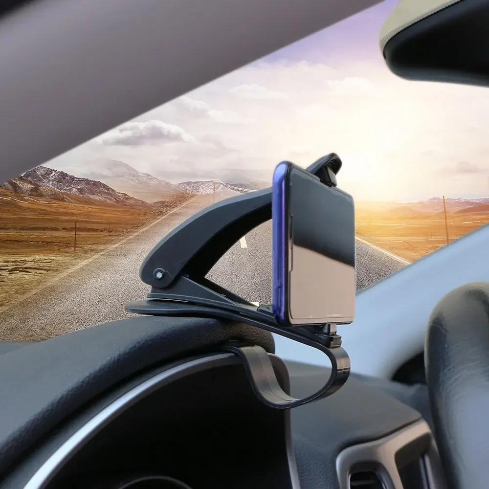 Universal Phone Holder Bracket Car Dashboard Stand Mount Cellphone Stand Holder Adjustable GPS Organizer Clip Auto Accessories