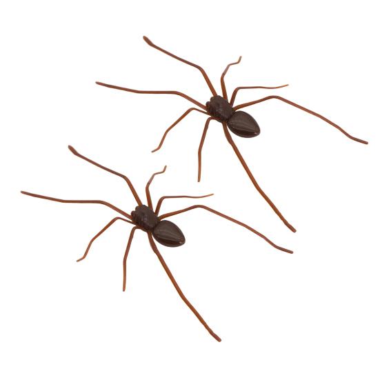1/2Pcs Magnetic 3D Spider Decoration Scary Realistic Giant Spider Halloween Prank Props Garage Door Mailbox Locker Refrigerator Magnet Fake Spider