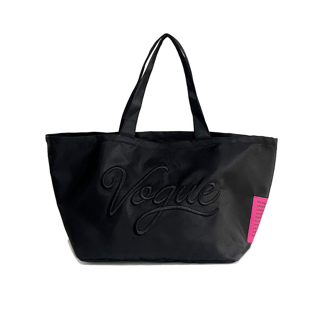 2052 autumn Korean version of the new letter printing bag women's large-capacity fashionable shoulder bag casual simple tote bag