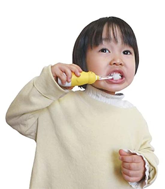 VIVATEC Elektrische Zahnbürste Pikarun Vibrationsbürste Schwarze Katze Schwarz Kinder