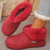 Women's -Lined -Trimmed Short Boots with Thick for Winter