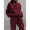 Versatile Casual Fashion Thickened Long-sleeved Sweater Pants Two-piece Suit
