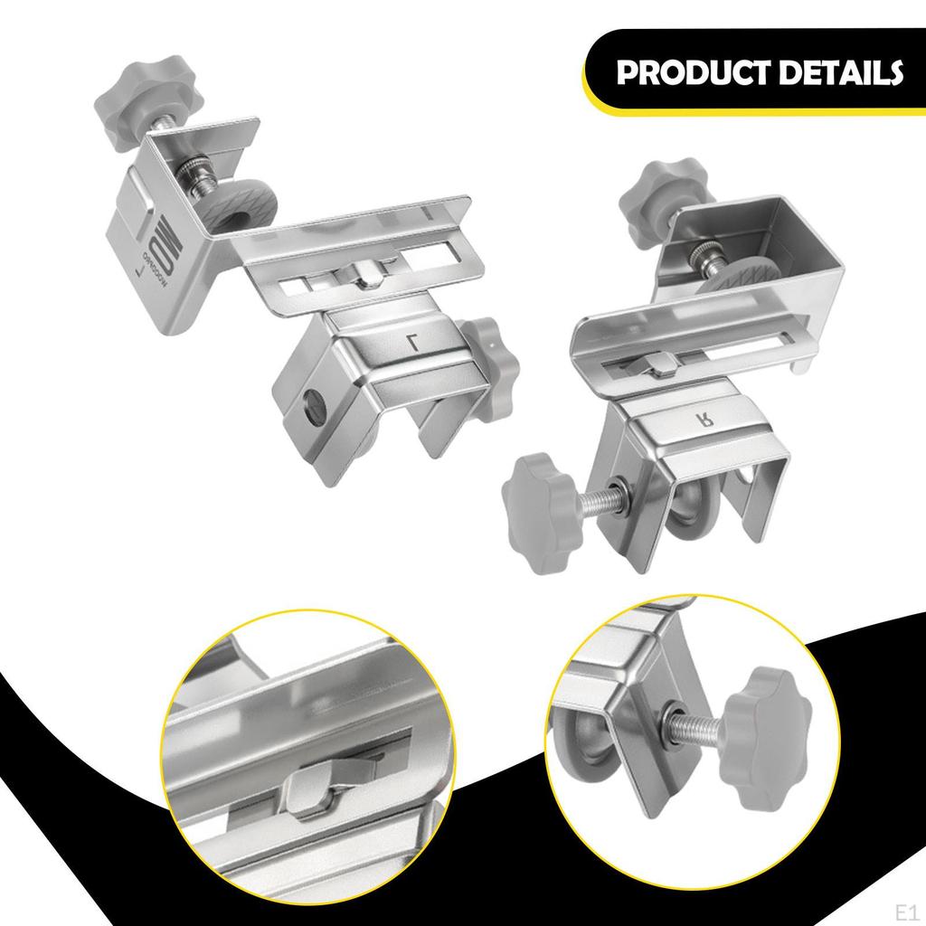 Drawer Front Installation Clamps Pair Adjustable Professional Side Mounted Aid Cabinet