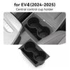 Center Console Lower Storage Box and Anti Scratch Cup Holder Liner for 2024 2026 KIA EV4 Interior Styling Accessories