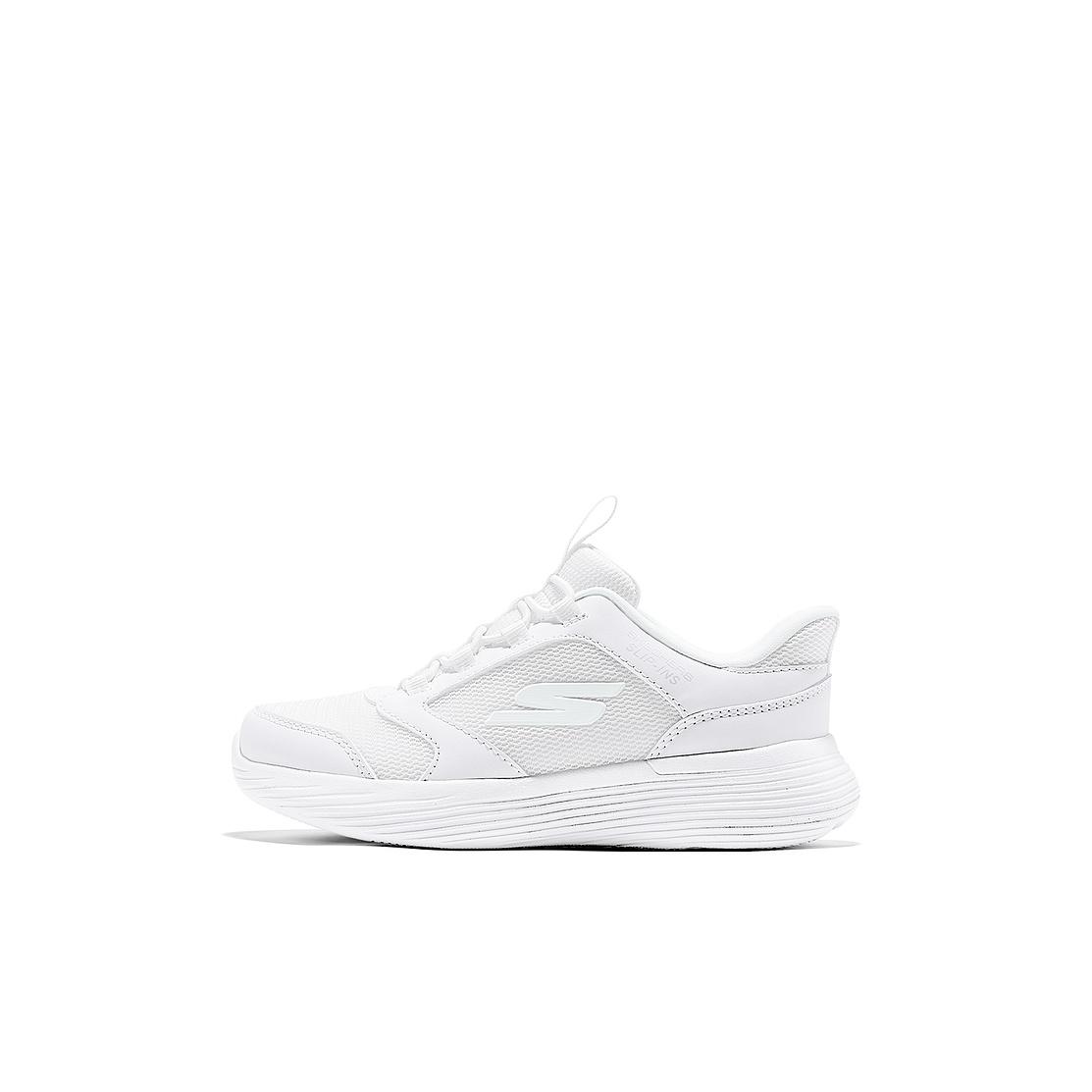 Skechers Kids Boys Flash Comfortable Versatile Daily Casual Shoes Kids sneaker White 403899L-WHT 28.5