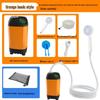 Portable Self-Priming Electric Shower for Outdoor and Rural Use