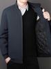 2025 Men's High-End Executive Cotton-Padded Jacket: Warm, Thickened Outerwear for Middle-Aged and Elderly