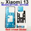 Full Set Back Battery Housing Cover Adhesive For Xiaomi Mi 13 Pro Ultra Lite Rear Battery Cover Sticker Parts
