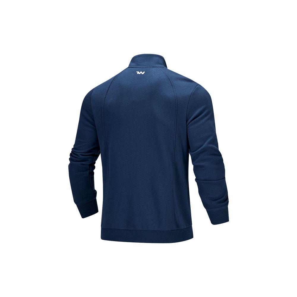 Under Armour Competition Training Knit Sports Stand Collar Logo Jacket Men Jacket Academy-Blue 21600307-408