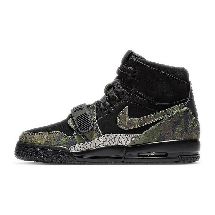 Air Jordan Legacy 312  Black Camo Green  GS AT4040-003 38