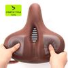 Coussin de selle de vélo imperméable très élastique avec feu arrière absorbant les chocs pour vélos de montagne, pliants et électriques