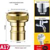 Adaptor robinet mașină de spălat din cupru – Convertor 4/6 puncte și accesoriu țeavă de admisie