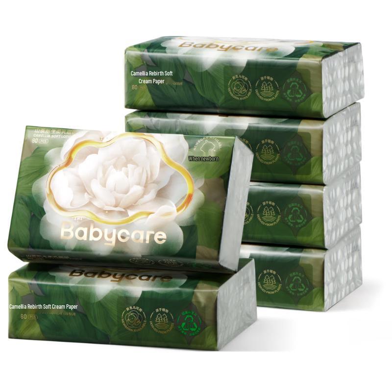 Babycare Camellia 6-Ply Moisturizing Cloud Soft Tissues