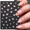 Nail Art Stickers New Chinese Style Butterfly Cat Eye Butterfly Beads Adhesive Nail Stickers