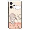 3D Cartoon Emboss Case For Oppo Reno14 5G Relief Embossed Retro Silicone Back Cover For Reno 14 CPH2737 Funda Anime Coque Reno14