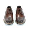 Mode 2024 Vintage Italienisch Hochwertiges Echtes Leder Brogue-Stil Derby Kleid Business Party Alltag Kleiderschuhe für Herren