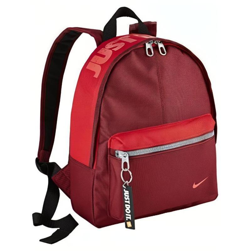 Nike Polyester Backpack Regular Men's Berry Red Casual BA4606-681