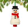 Christmas Handmade Button Snowman Decorating Kit Snowman Kit Window New Year Navidad Decor For Holiday Patio Courtyard Outdoor
