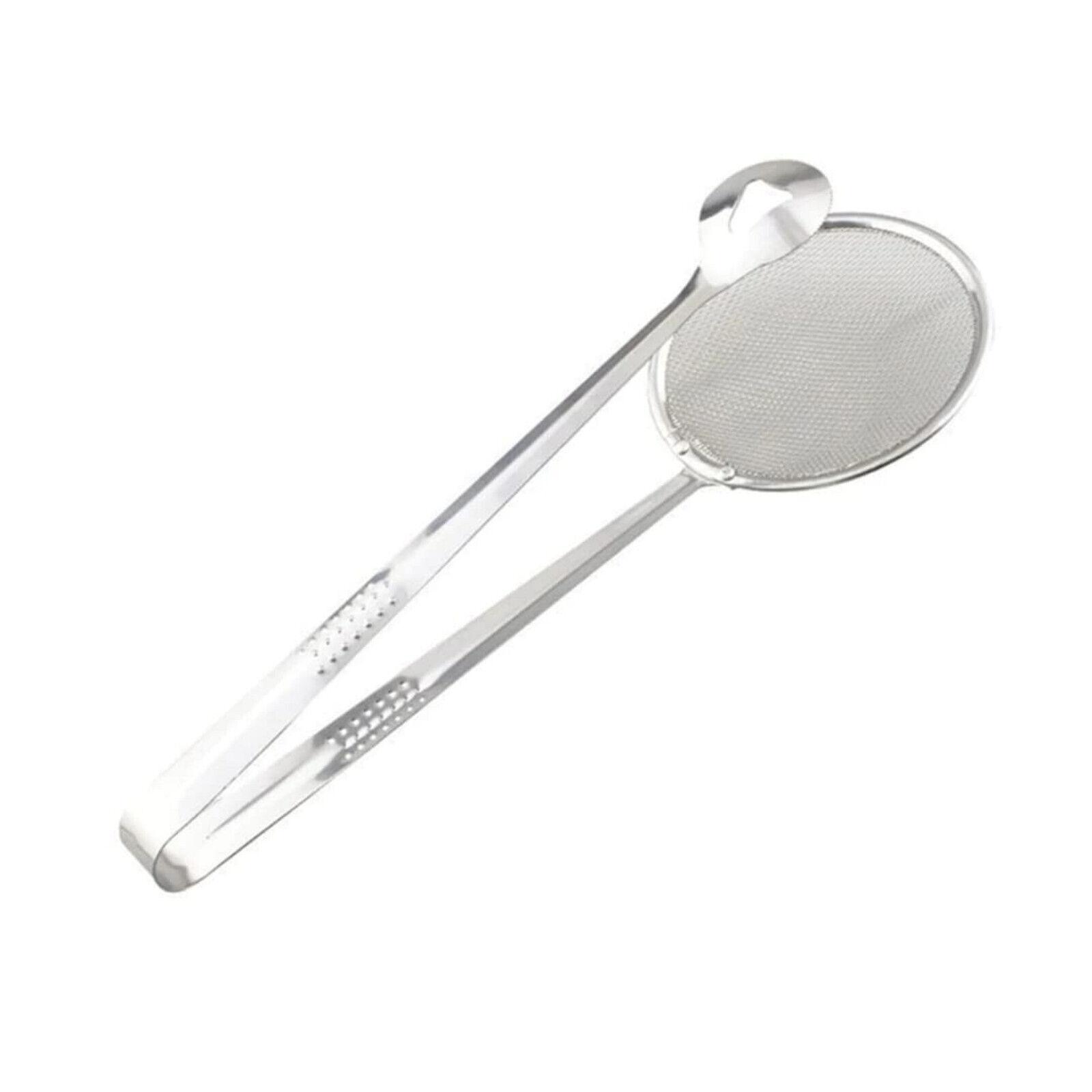 

MultiFunctional Fry Tool Filter Spoon Strainer With Clip For Kitchen CN2766