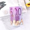 Tinplate Cylinder Piggy Bank Euro Dollar Picture Box Household Saving Money Box