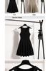 Plus Size Women's Summer 2026 V-Neck Knit Vest Dress - Slimming French Style
