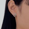 JYDDM 925 Twinkle Heart Earrings