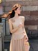 2026 Summer 3D Floral Sleeveless Top & High-Waisted Skirt Set for Women