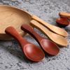 2/5pcs Small Little Mini Natural Wooden Spoon Scoop Tea Honey Coffee Condiment Salt Sugar Spoon Cooking Tools Kitchen Gadgets