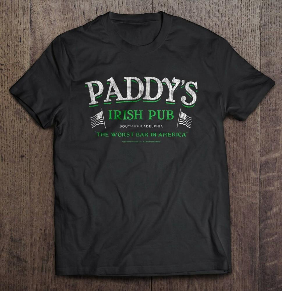 Paddy#039;s Irish Pub TShirt Funny It#039;s Always Sunny in Philadelphia Bar Size S5XL Unisex T-Shirt M