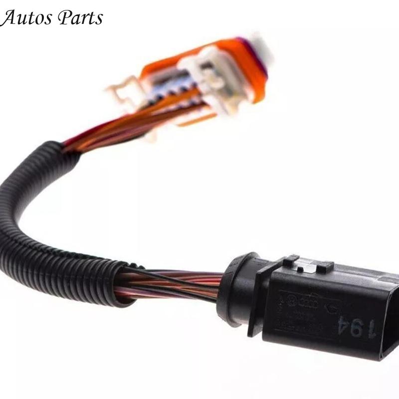 57BA 12 Pin Headlight Adapter Cable Vehicle Headlamp Wiring Harness Cable Cord Assembly Replace for 7L6971071A Front Lights