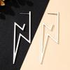 Women's Earrings, Exaggerated Lightning-Shaped Earrings, Suitable for Daily Wear and Vacation Wear
