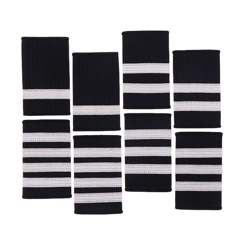 1Pair Clothing Decor Epaulettes Shirts Professional Pilots Uniform Epaulets Craft Shoulder Badges Garment Diy Accessories
