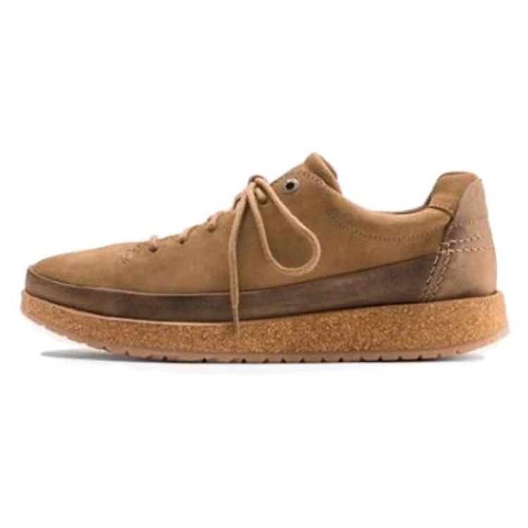 Birkenstock Замшевые низкие повседневные туфли Унисекс Коричневые Узкие 1020472 40