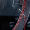 Suede for VOLKSWAGEN VW ID3 ID4 X CC Tiguan Magotan Golf T-Roc Passat Diy Hand Sewing Car Steering Wheel Cover Car Accessories BHT1