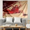 Slam-Dunk Print Tapestry, Backdrop, Easy Setup, Ideal for Bedroom, Office & Living Room, with Aesthetic Wall Hanging Decor.