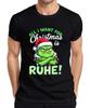 All I Want For Christmas Is Rest Grinch Santa Hat Funny Unisexs Tshirt