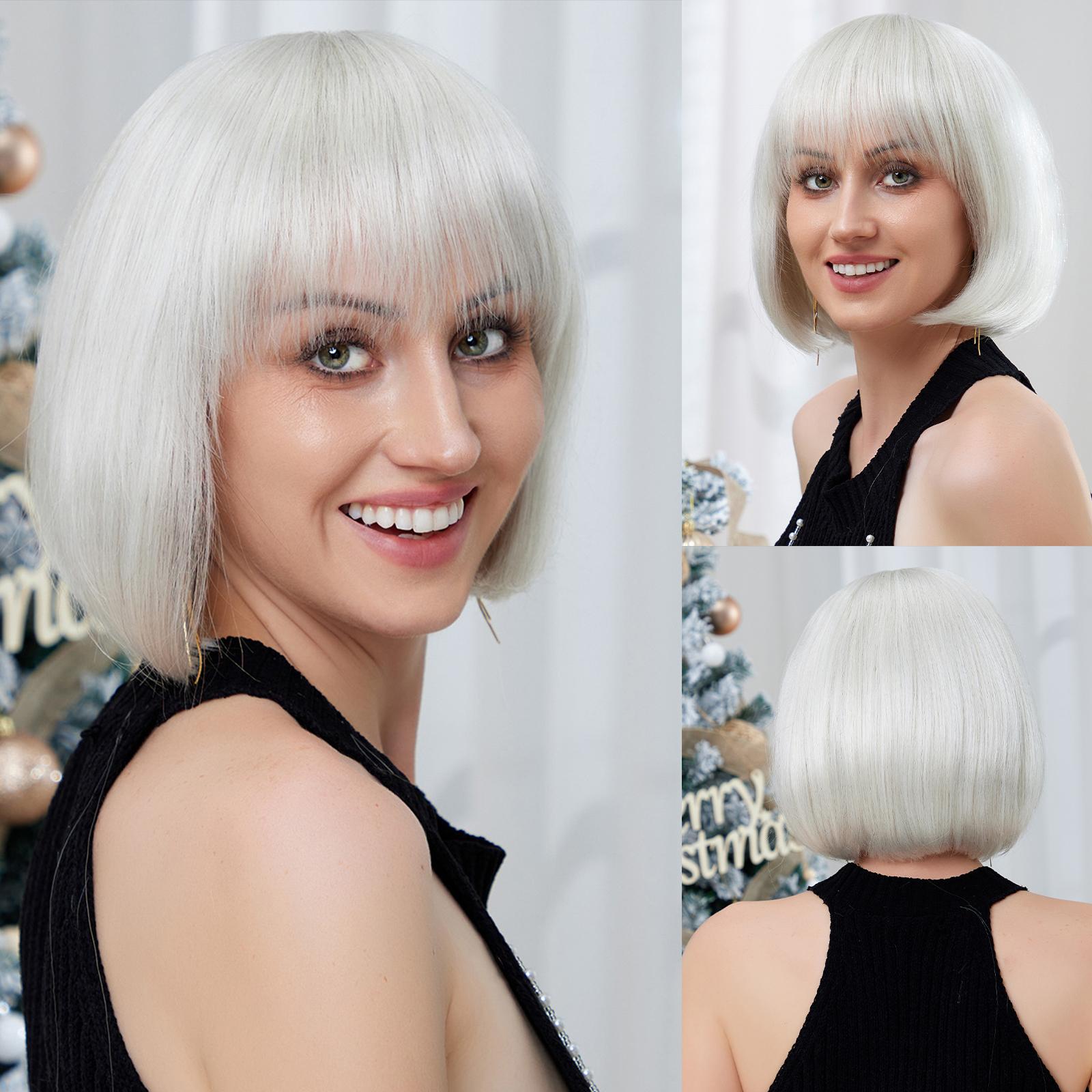 HAIRCUBE Cilvēka matu parūkas sievietēm Vidēja