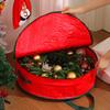 Large Capacity Christmas Tree/Decoration/Wreath Storage Bag Round Zipper Dust-Proof Water-Resistant Organizer