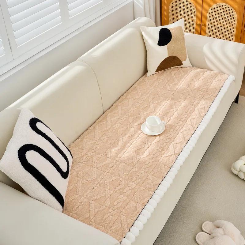 Modern And Simple Solid Color Keep Warm Taffeta Velvet Mattress Four Season Universal Thick And Anti Slip Foldable Soft Cushion