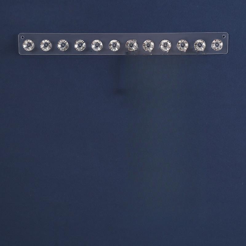 Wall Mounted Acrylic Necklace Hanger Jewelry Holder Organizer For Necklaces Bracelets Chains Storage Display