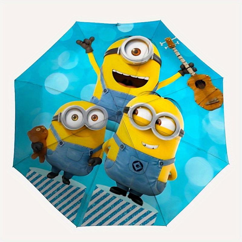 

1pc Minions Automatic Umbrella 8-Bone Design Compact Gear for Outdoor Travel, Perfect Gift for Friends yy250821092