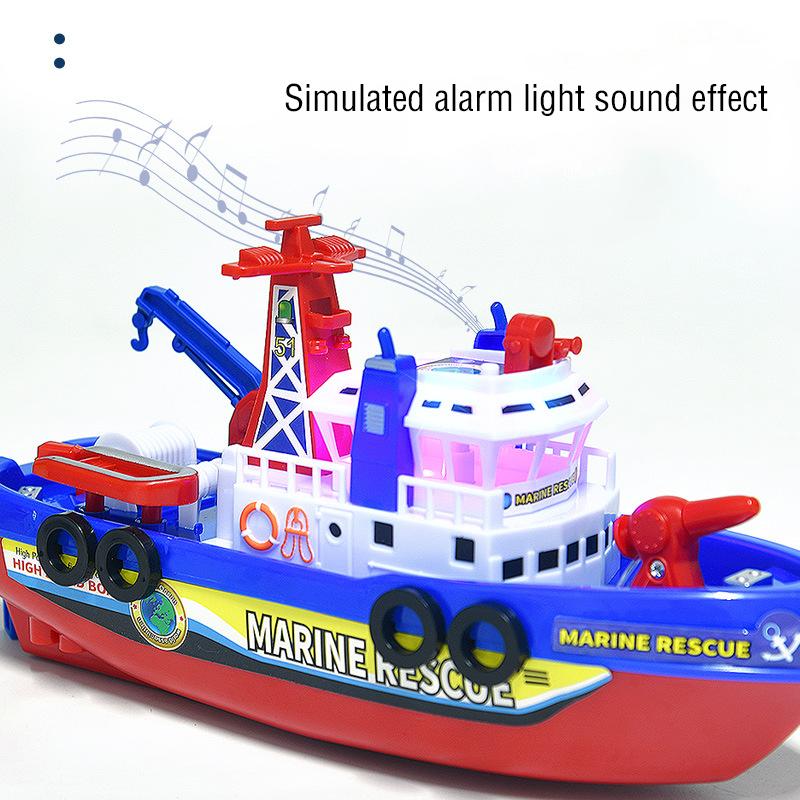 High-Quality Children'S High-Quality Sprinkler High-Quality Electric High-Quality Boat High-Quality Bathing High-Quality Toy High-Quality Rescue