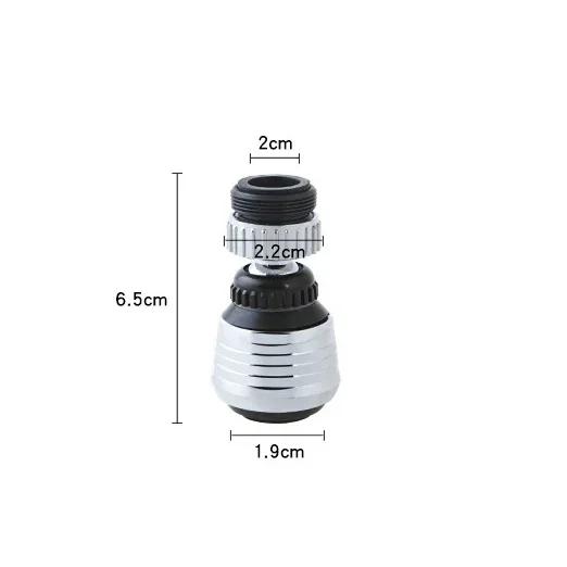 

360° Faucet Extender Kitchen Sink Adjustable Faucet Sprayer Anti-splash Dual-mode Water-saving Pressurizer Home Kitchen Gadgets