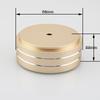 4pcs 58x22mm Aluminum HIFI AMP Speaker Isolation Stand Turntable DAC Feet Pad Gold Silver Speaker Feet Tuber Amplifier