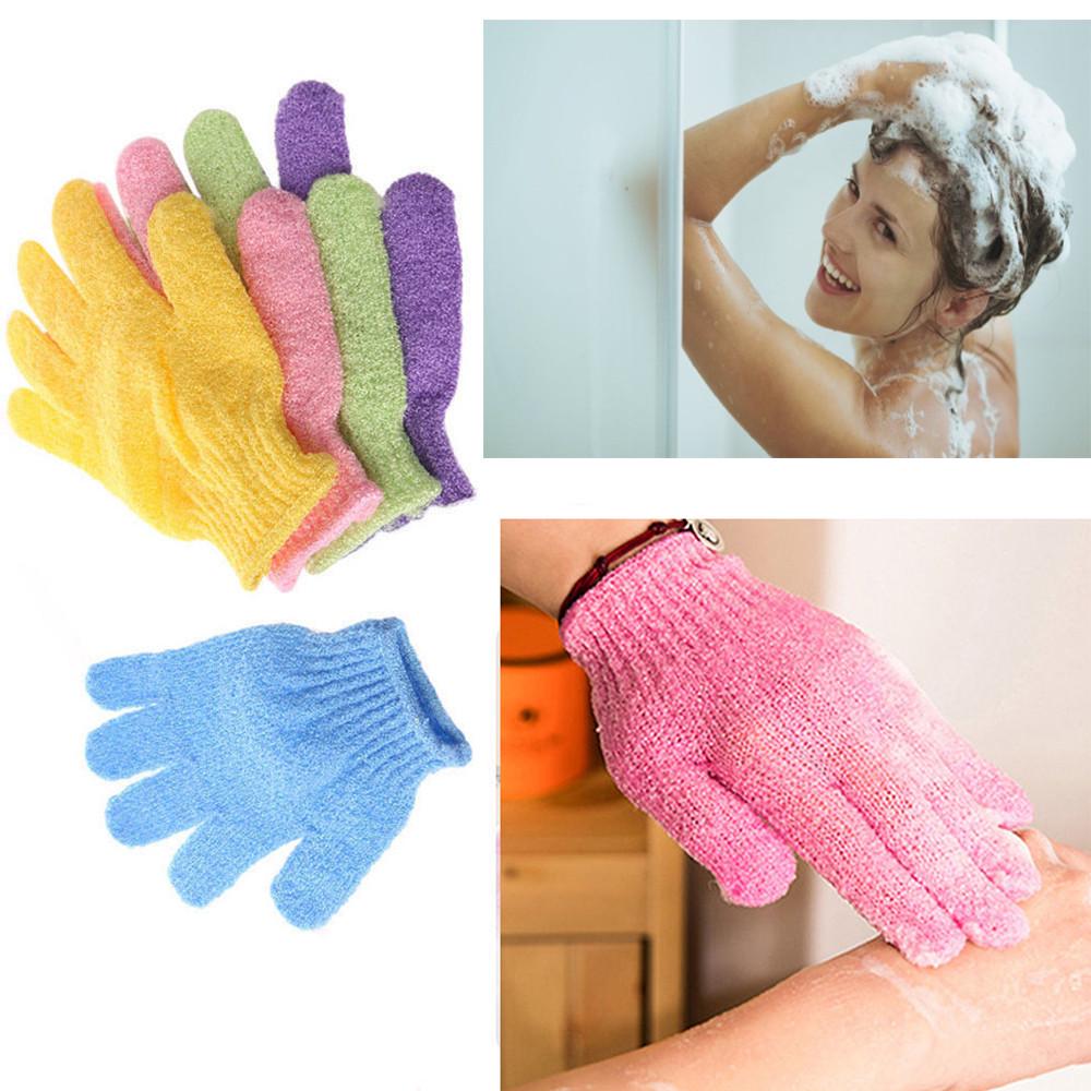Buy 2Pair Bath Scrub Mitt Gloves Massage Scrubber Shower Wash Skin Spa