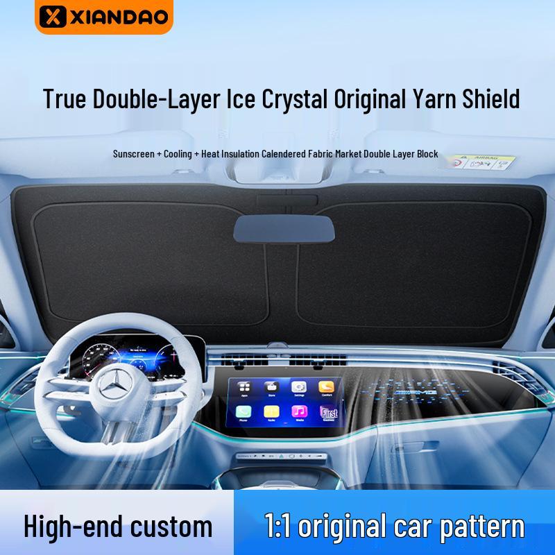 Custom-Fit Car Windshield Sunshade for Specific Models - Anti-Sun Exposure